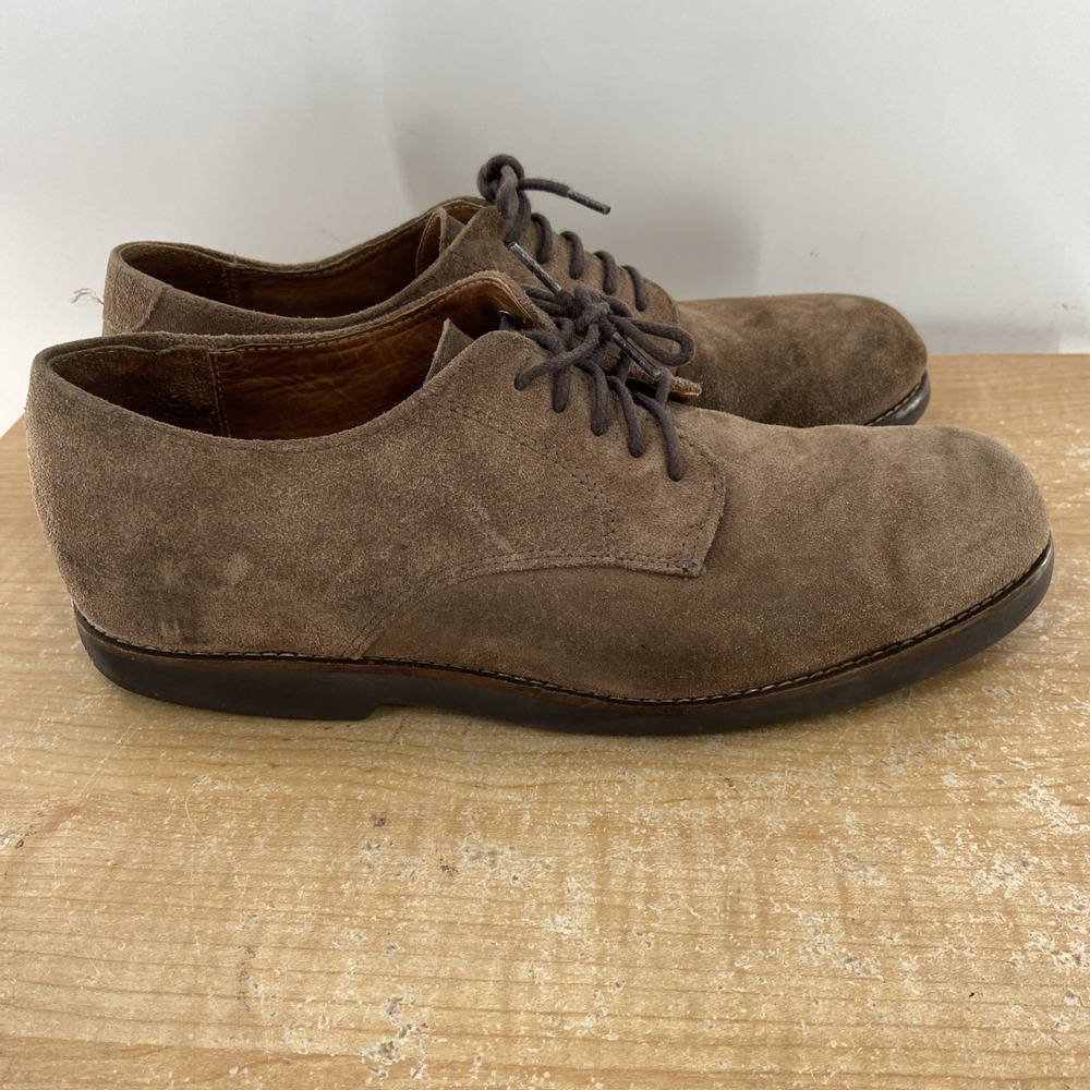 L.L. Bean  Derby Shoes Men's Size 10.5 D Brown Suede Leather Oxfords